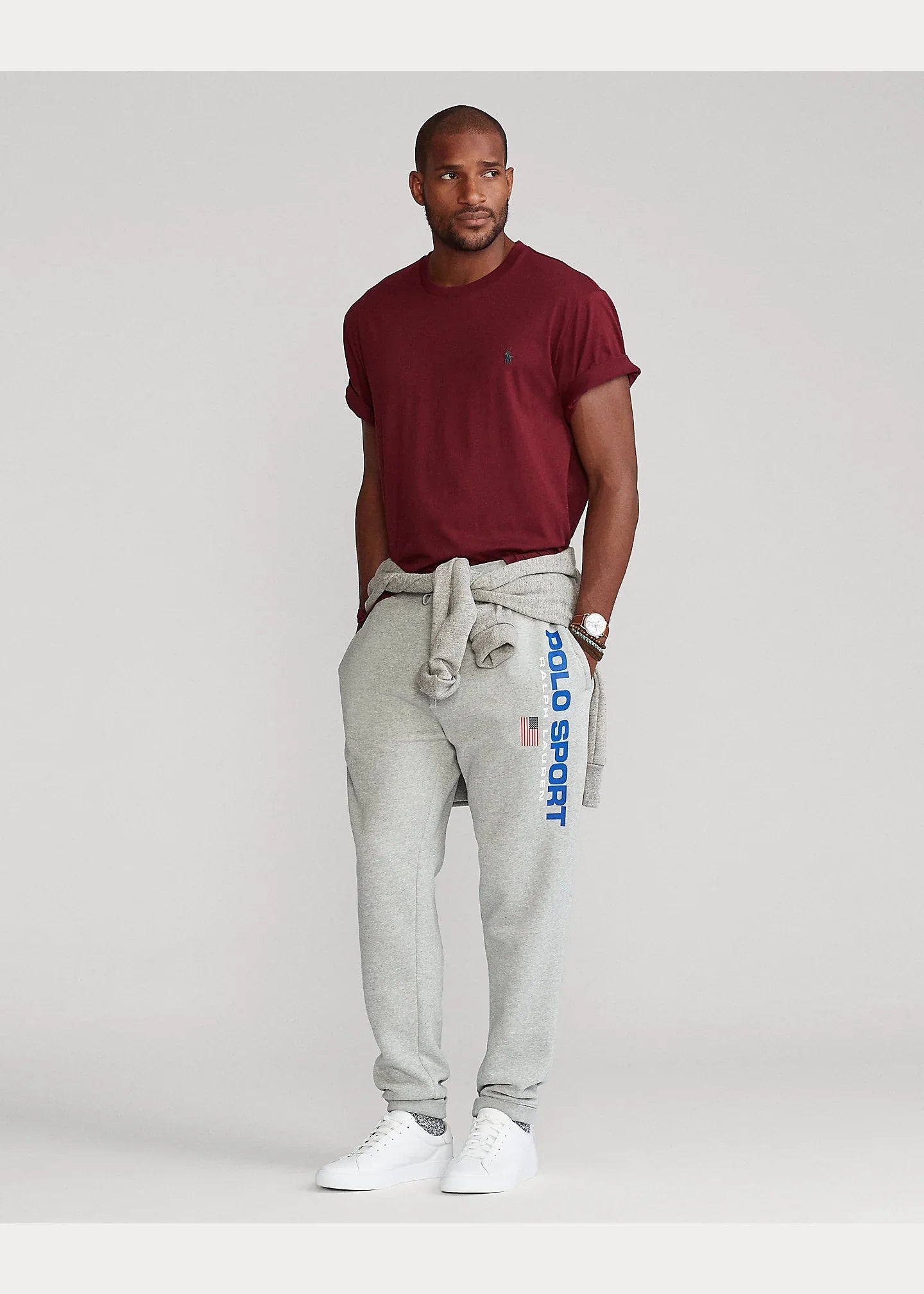 CAMISETA BÁSICA POLO RALPH LAUREN- BORGOÑA
