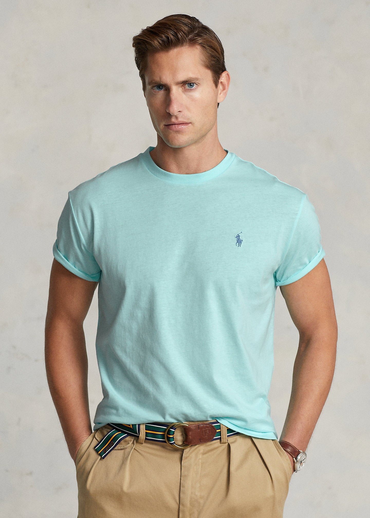 CAMISETA BÁSICA POLO RALPH LAUREN- Aqua