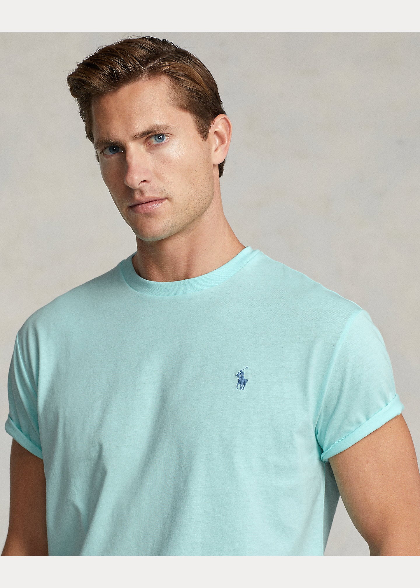 CAMISETA BÁSICA POLO RALPH LAUREN- Aqua