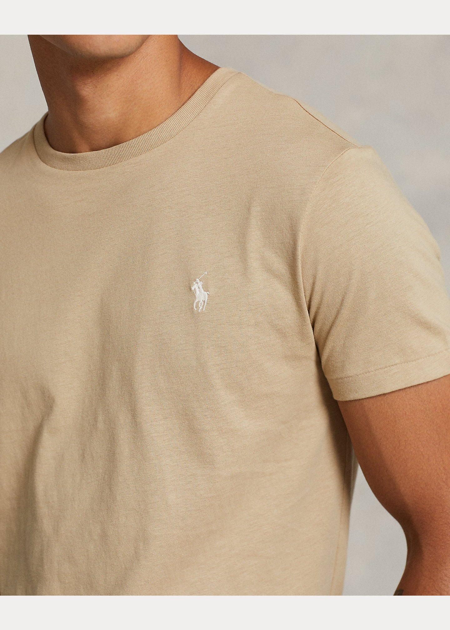 CAMISETA BÁSICA POLO RALPH LAUREN- BEIGE