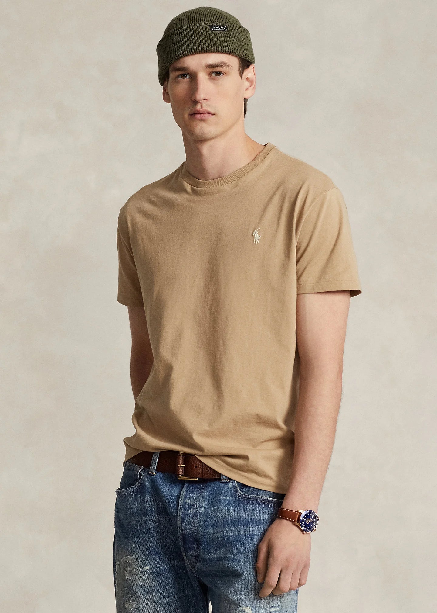 Camiseta Básica Polo Ralph Lauren - Café