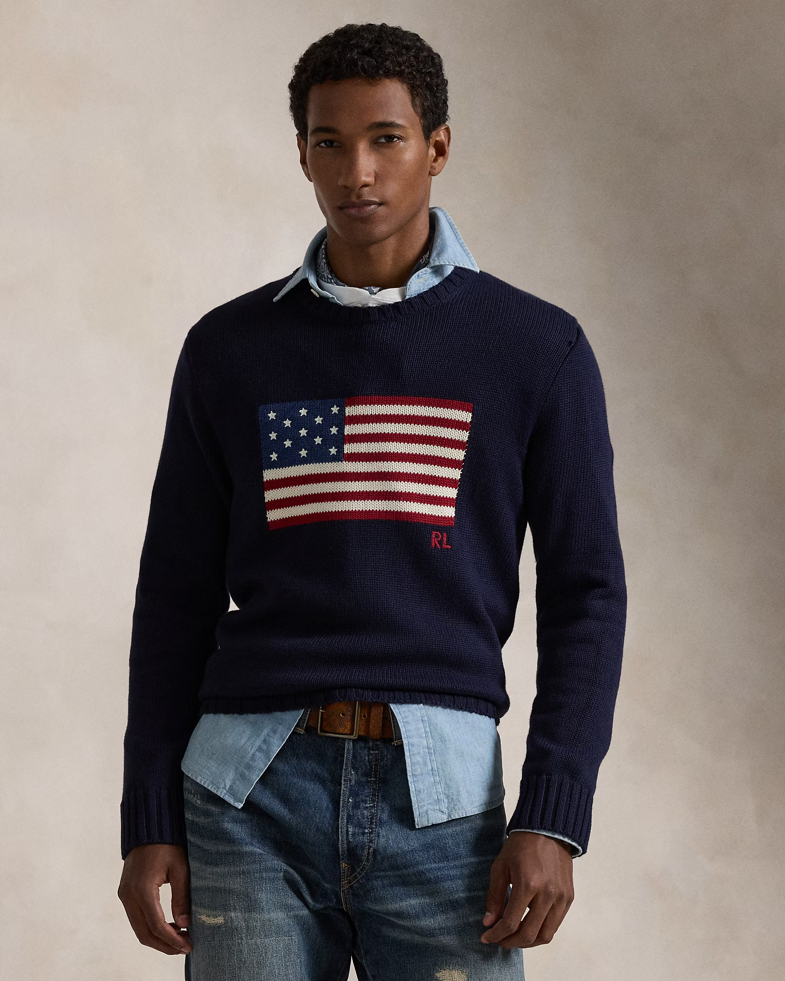Sweater Flag Ralph Lauren - Azul Navy
