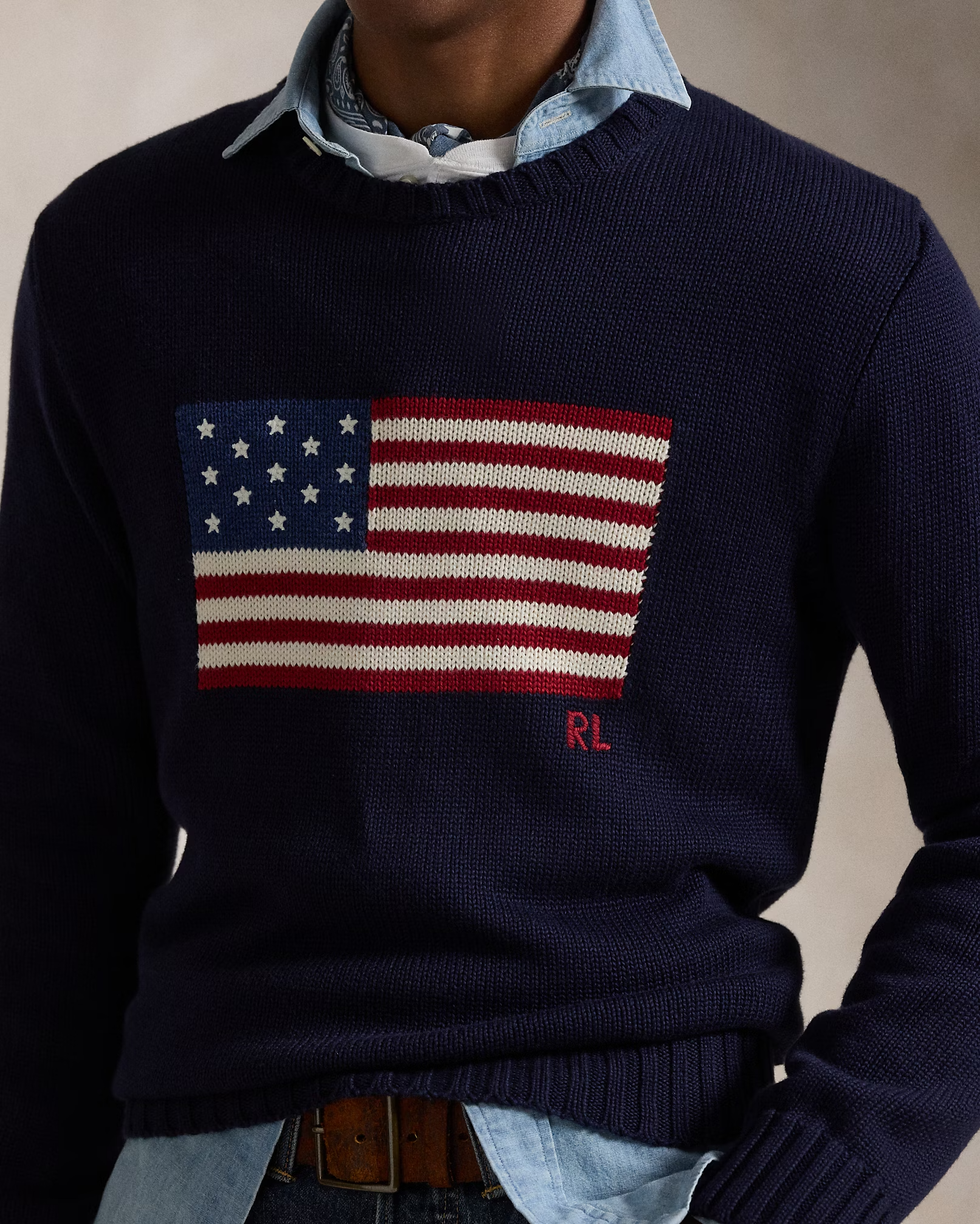 Sweater Flag Ralph Lauren - Azul Navy