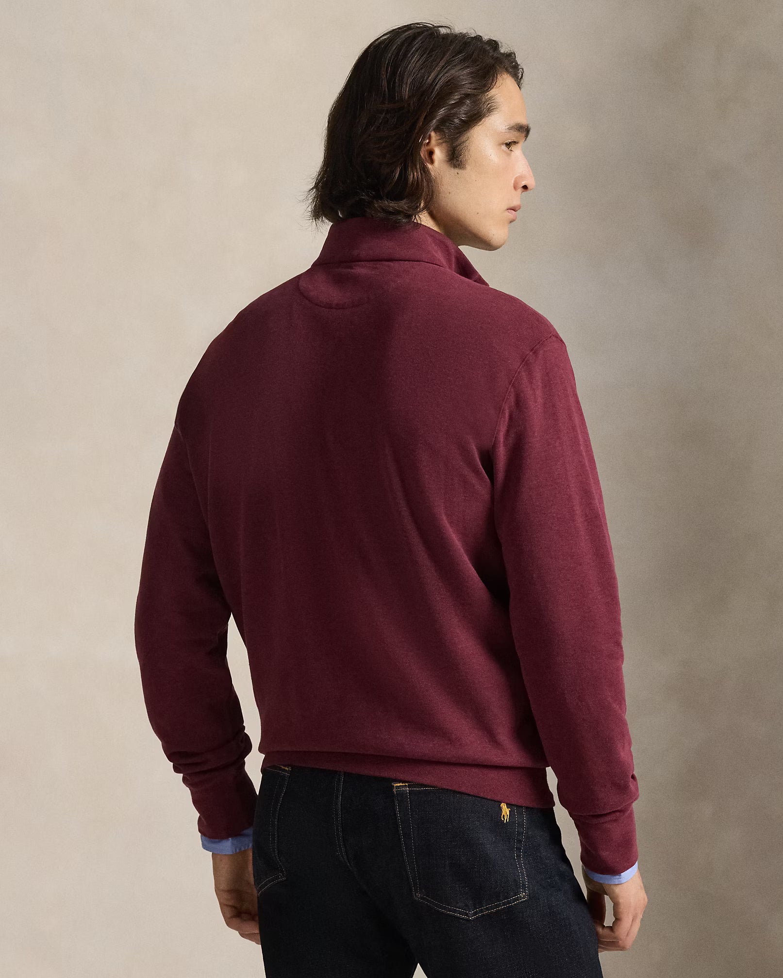 Sweater Polo Ralph Lauren quarter Zip - Vino