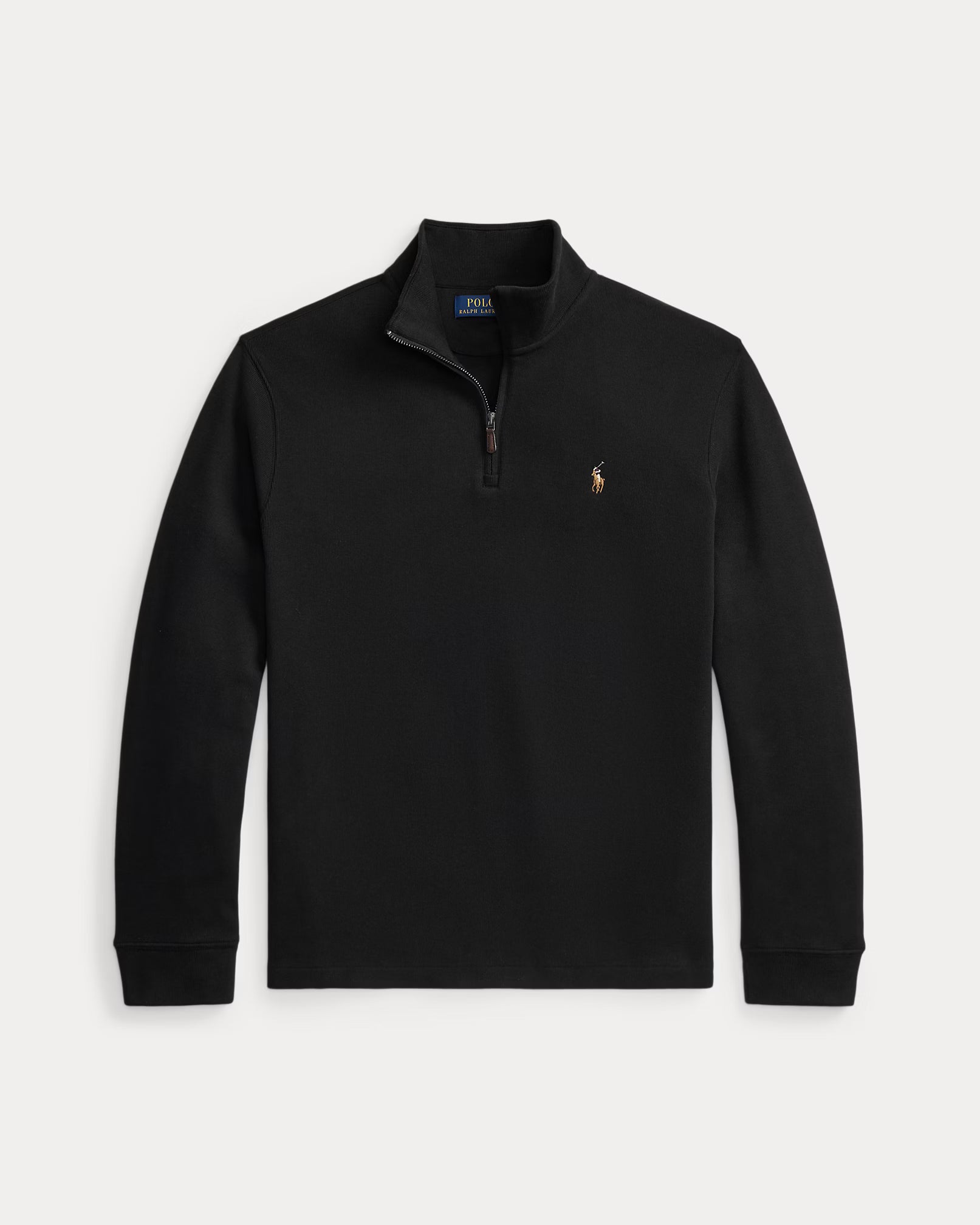 SweaterPolo Ralph Lauren Quarter Zip estate rib - Negro