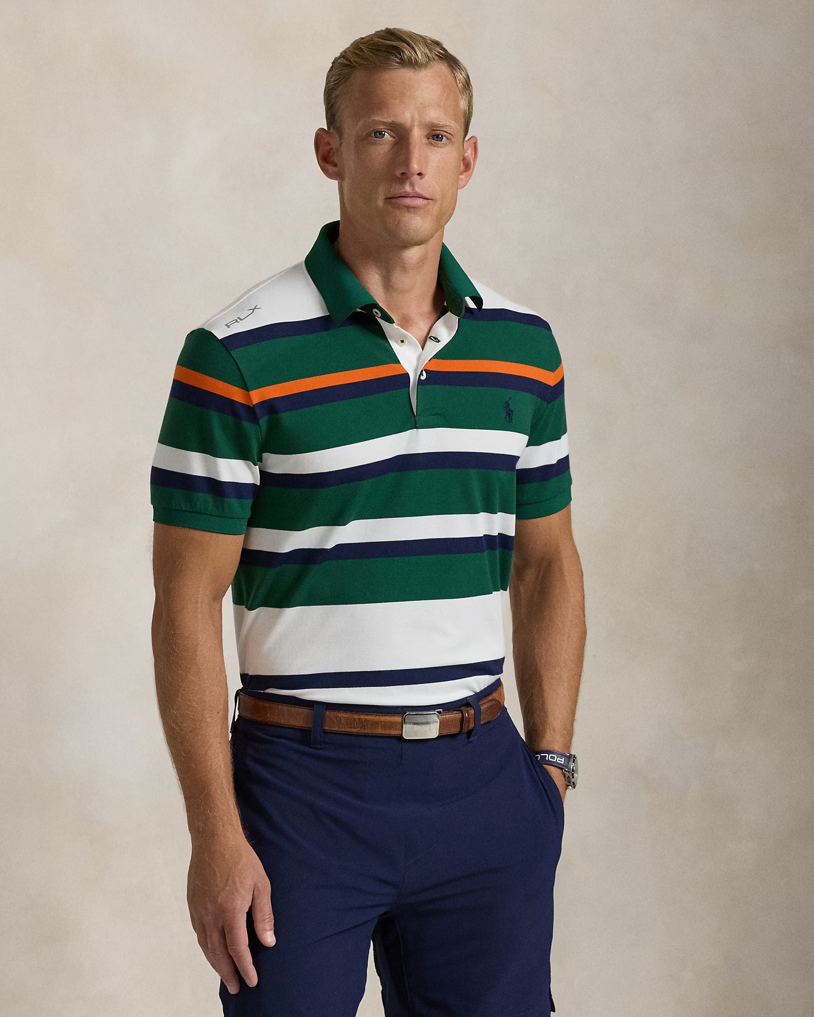 Camisero Polo Ralph Lauren RLX - A rayas Tailored fit