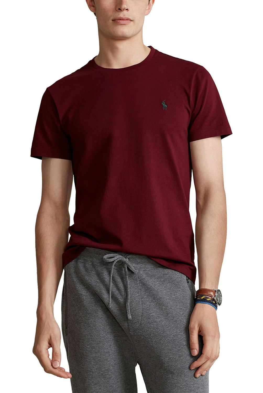 CAMISETA BÁSICA POLO RALPH LAUREN- BORGOÑA